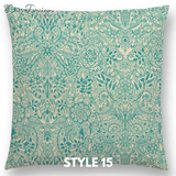 Linen Cushion Covers - Beautiful Floral Mandala Designs