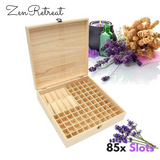 85 Slot Wooden Essential Oil Box