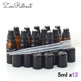 5ml Roller Glass Bottles