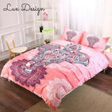 Warm Boho Elephant Bedding Set