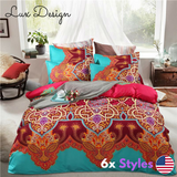 Vibrant Boho Bedding Set US