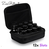 Newest 12 Compartment Storage Case Carrying Bag For 5ML 10ML 15ML Essential Oil Bottles