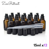 15ml Roller Glass Bottles