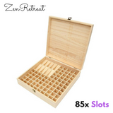 85 Slot Wooden Essential Oil Box