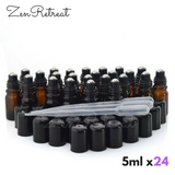 5ml Roller Glass Bottles