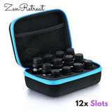 Newest 12 Compartment Storage Case Carrying Bag For 5ML 10ML 15ML Essential Oil Bottles