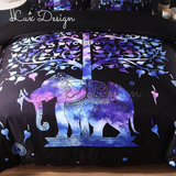 Boho Elephant Tree Bedding Set