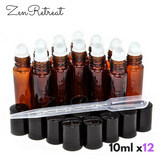 10ml Roller Glass Bottles