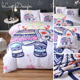 Baby Boho Elephant Bedding Set