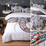 Boho Elephant Bedding Set