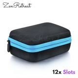 Newest 12 Compartment Storage Case Carrying Bag For 5ML 10ML 15ML Essential Oil Bottles