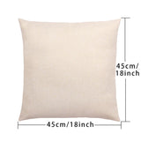 Linen Cushion Covers - Abstract Nature Geometric Patterns