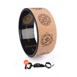 Cork Yoga Wheel Laser Engraved