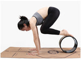 Cork Yoga Wheel Laser Engraved