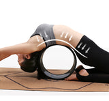 Cork Yoga Wheel Laser Engraved
