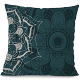 Linen Cushion Covers Flower & Mandala Designs