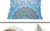 Linen Cushion Covers Flower & Mandala Designs