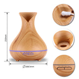 Essential Oil Large Diffuser - Wood 400ml