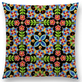 Linen Cushion Covers - Boho Millefiori Geometric Mandala designs