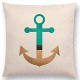 Linen Cushion Covers - Geometric Shapes Letters & Patterns