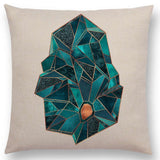 Linen Cushion Covers - Geometric Shapes Letters & Patterns