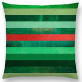 Linen Cushion Covers - Geometric Shapes Letters & Patterns