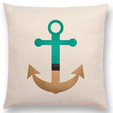 Linen Cushion Covers - Geometric Shapes Letters & Patterns