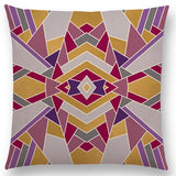 Linen Cushion Covers - Geometric Shapes Letters & Patterns