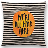 Linen Cushion Covers - Geometric Shapes Letters & Patterns